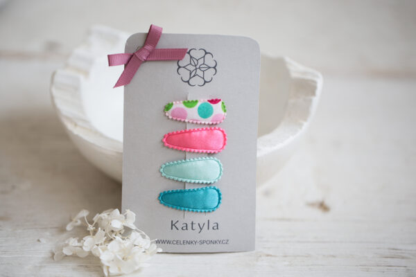 Dětské sponky do&nbsp;vlasů v&nbsp;barevném setu