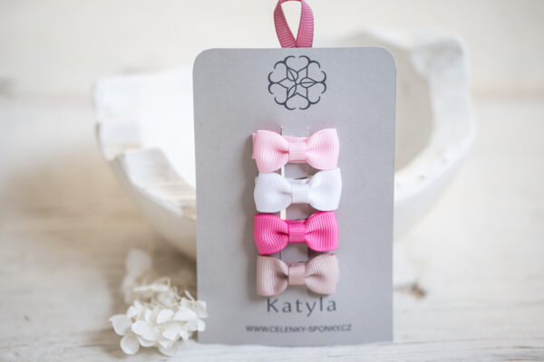 Dětské sponky mašličky v&nbsp;setu