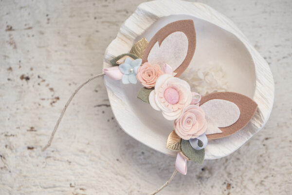 Velikonoční čelenka do&nbsp;vlasů Králíček