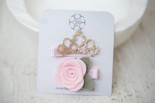 Dětské sponky pro Princeznu